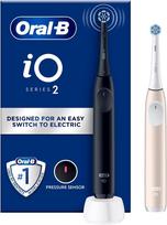 oral b duo - Oral-B iO Series 2 Night Juodas (Black)/ Calm Rožinė (Pink) su 2. Handstück - 1 nuotrauka