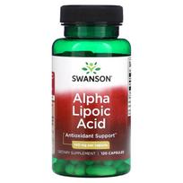 alpha lipoic acid - Swanson Alfa Lipo Rūgštis 100mg 120 Kapsulių - 1 nuotrauka