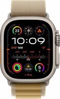 tank laikrodis - Apple Watch Ultra 2 GPS + Cellular 49mm Natural Titanium Case with Tan Alpine Loop - Small - 1 nuotrauka