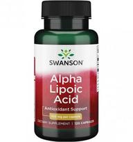 alpha lipoic acid - Swanson Alfa Lipo Rūgštis 100mg 120 Kapsulių - 3 nuotrauka