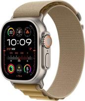 tank laikrodis - Apple Watch Ultra 2 GPS + Cellular 49mm Natural Titanium Case with Tan Alpine Loop - Medium - 5 nuotrauka
