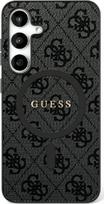 Guess "Leather 4G Colored Ring Classic Logo MagSafe Galaxy S25 Plus" Black