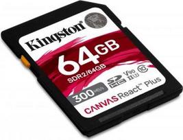 reaction - Atminties kortelė Kingston Canvas React Plus, 64 GB - 2 nuotrauka
