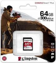 reaction - Atminties kortelė Kingston Canvas React Plus, 64 GB - 3 nuotrauka