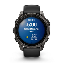 garmin fenix 3 - Garmin Fenix 8 47mm Solar Sapphire - 2 nuotrauka
