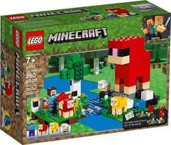 minecraft konstruktoriai - LEGO Minecraft The Wool Farm 21153 - 1 nuotrauka