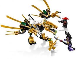 lego drakonas - LEGO Ninjago The Golden Dragon 70666 - 2 nuotrauka