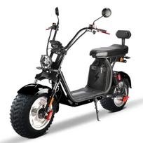 Citycoco CP-1 MAX OFFROAD 1000W, v2x20 Ah ličio baterijos, Juoda