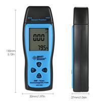 Rankinis mini skaitmeninis LCD EMF testeris elektromagnetinio lauko spinduliuotės detektoriaus matuoklio dozimetras mėlyna