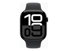 apple series 10 - Apple Watch Series 10 GPS + Cellular 46mm Jet Black Aluminium Case with Black Sport Band - M/L - 1 nuotrauka