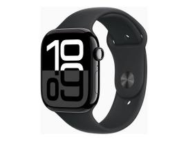 apple series 10 - Apple Watch Series 10 GPS + Cellular 46mm Jet Black Aluminium Case with Black Sport Band - M/L - 2 nuotrauka