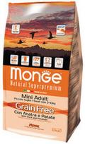 Monge Grain Free Mini Adult with Duck and Potatoes 2.5kg
