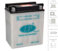 Akumuliatorius LANDPORT 14 Ah 170 A EN 12V (Motociklo)