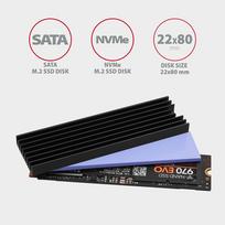 m.2 heatsink - Axagon CLR-M2L6 Passive heatsink - 3 nuotrauka