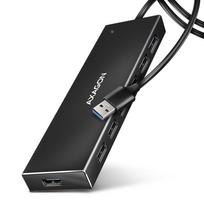 ilgintuvas 1m - Axagon USB - 7 x USB 3.2 Gen 1 USB, 7 x USB, 1 m, juoda - 1 nuotrauka