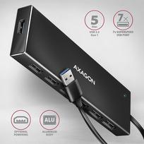 ilgintuvas 1m - Axagon USB - 7 x USB 3.2 Gen 1 USB, 7 x USB, 1 m, juoda - 2 nuotrauka