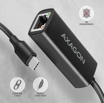 usb tinklo kabelis - Axagon ADE-ARC Karta jungiama į tinklą Gigabit Ethernet adapter, USB-C 3.2 Gen 1, instalacja automatinė - 4 nuotrauka