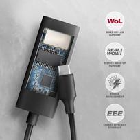 usb tinklo kabelis - Axagon ADE-ARC Karta jungiama į tinklą Gigabit Ethernet adapter, USB-C 3.2 Gen 1, instalacja automatinė - 5 nuotrauka