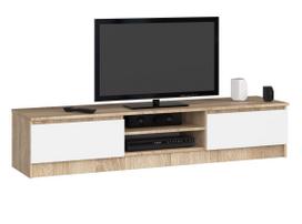 TV staliukas NORE CLP 160, ąžuolo spalvos/baltas