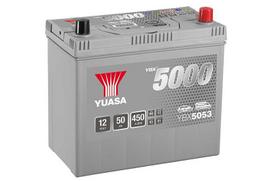 YUASA YBX5053 Sidabrinis 50Ah 450A (EN) akumuliatorius