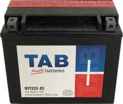 Motociklų akumuliatorius TAB Moto MYTX20BS, 12 V, 18 Ah, 270 A