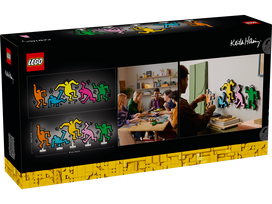 konstruktorius lego art - LEGO Art Keith Haring šokančios figūros 31216 - 5 nuotrauka