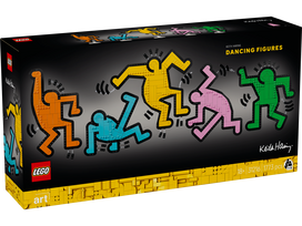 konstruktorius lego art - LEGO Art Keith Haring šokančios figūros 31216 - 6 nuotrauka