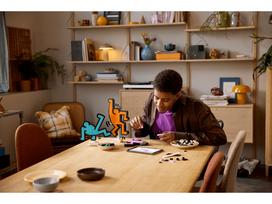 konstruktorius lego art - LEGO Art Keith Haring šokančios figūros 31216 - 9 nuotrauka