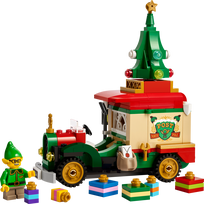 lego kaledu - LEGO Kalėdų Senelio pristatymo sunkvežimis Žaislas žaisti vaidmenimis 40746 - 3 nuotrauka