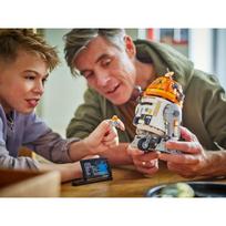 lego kariai - LEGO Žvaigždžių karų astromechaninis droidas Čioperis (C1-10P) 75416 - 5 nuotrauka