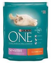 Purina ONE Sensitive with Turkey and Rise 800g