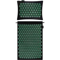 akupunkturinis kilimelis - Spokey Akumat akupresūros kilimėlis su pagalve, Juodas/Žalias (Black/Green) - 2 nuotrauka