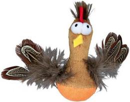 Trixie 45787 Bobo Chicken with Feathers and Sound 10cm