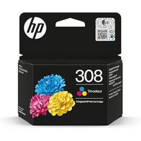 rasalai spausdintuvo - HP 308 Tri-color Originali rašalo kasetė (Cyan, Magenta, Geltona) - 2 nuotrauka