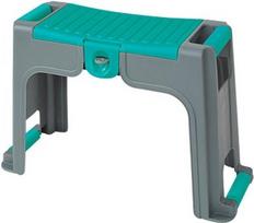 Daugiafunkcinė sodo kėdutė Greenmill GR6994, pilka/turkio (Gray/Turquoise)