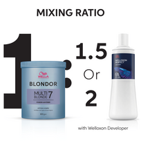 plauku dazai wella - Wella Professionals Blondor Multi Blonde plaukų balinimo milteliai - 800 g. - 8 nuotrauka