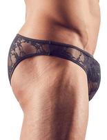 stringai vyrams - Kelnaitės vyrams Svenjoyment Lace Briefs - 3 nuotrauka