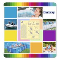 senukai baseinai - Bestway 62091 Remonto rinkinys, lipnūs pleistrai 6.5 cm x 6.5 cm, 10 vnt. - 1 nuotrauka