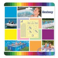 senukai baseinai - Bestway 62091 Remonto rinkinys, lipnūs pleistrai 6.5 cm x 6.5 cm, 10 vnt. - 2 nuotrauka