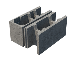 Blokeliai VBG Haus P6-20 Pamatiniai, matmenys 500 x 200 x 250 mm, 1 m3 - 40 vnt