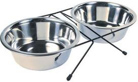 dubeneliai su stovu - Trixie Dog Eat on Feet Bowl Set 24cm - 1 nuotrauka