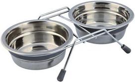 Trixie Eat on Feet Bowl Set With Rattle Protection