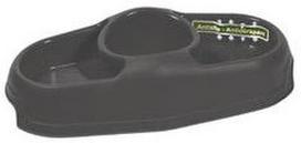 Record Double Bowl 35x19cm Grey