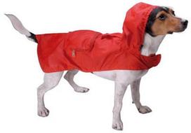 Record Raincoat L Red