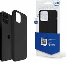 iphone 12 black mini - 3MK "Silicone Case Apple iPhone 12 Mini" Black - 2 nuotrauka