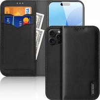rfid deklas - Dux Ducis "Hivo Case with Flip iPhone 16 Pro" Black - 1 nuotrauka