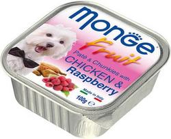 Monge Fruit Chicken/Raspberry 100g