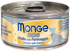 Monge Dog Chicken With Cheese 95g