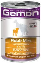 Monge Gemon Chunks Adult Mini Chicken 415g