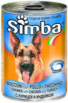 Monge Simba Chunks Chicken/Turkey 415g